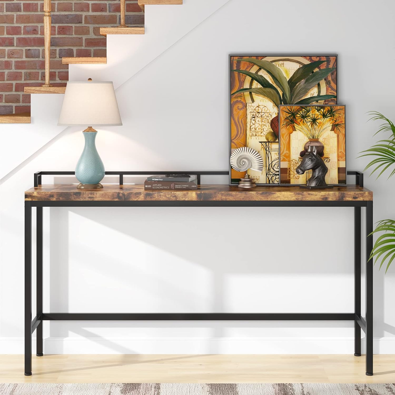 70.9" Console Table Behind Sofa Couch